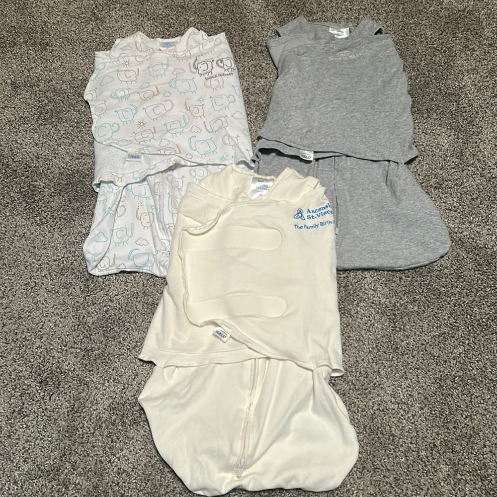 (3) Halo Sleepsack Swaddles